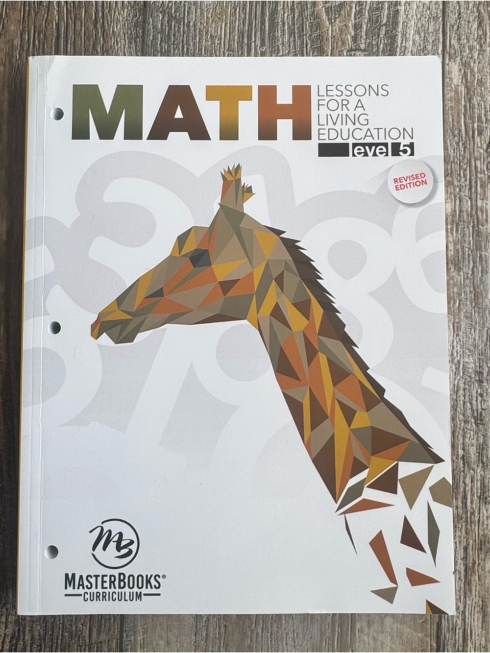 Masterbooks Math Lessons For A Living Education Level 5 — Read Description**